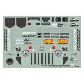 Pro-Line 1/10 2004 Jeep LJ Clear Body/Trail Cage 12.3 Wheelbase Crawlers / PRO364400