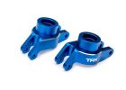 TRAXXAS MAXX + MAXX SLASH Radträger hi Aluminium blau (2) / TRX10252-BLUE