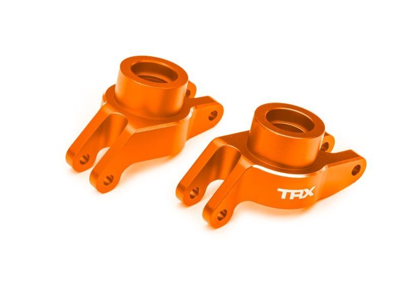 TRAXXAS MAXX + MAXX SLASH Radträger hi Aluminium orange (2) / TRX10252-ORNG