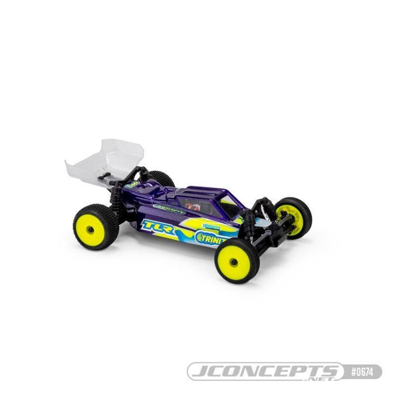 JConcepts Losi Micro-B F2 unlackierte Karosserie mit Flügel / JC-0674