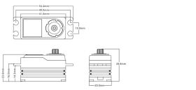 Power HD GTS-2 6cm Kabel TW HV 4-pole Brushless Digital Servo 23.0KG/ / PHD086