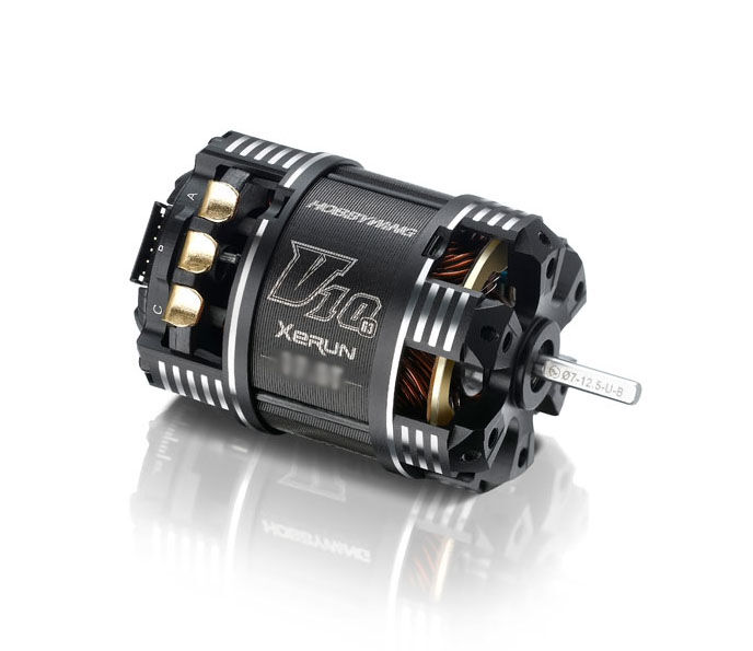 Hobbywing Xerun V10 Brushless Motor G3 5500kV (2s) 6T Sensored für 1:1 / HW30401117