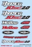 Hobao HYPER 10SC 2.0 DECAL / H11414