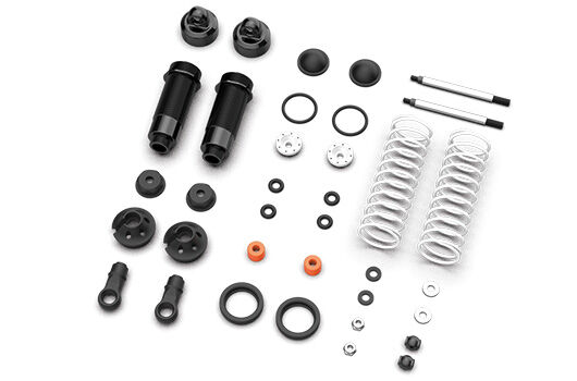 Team Magic Ersatzteil Alum. Stoßdämpfersatz -Vorne (2)-Käfer / TM562007B