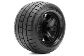 Roapex Tire Black wheel mounted Belted 12mm hex 0 offset...