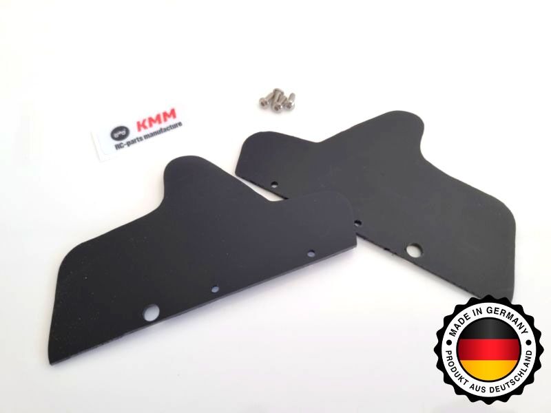 KMM Mudguards unbreakable +Dekor schwarz / KMM005001