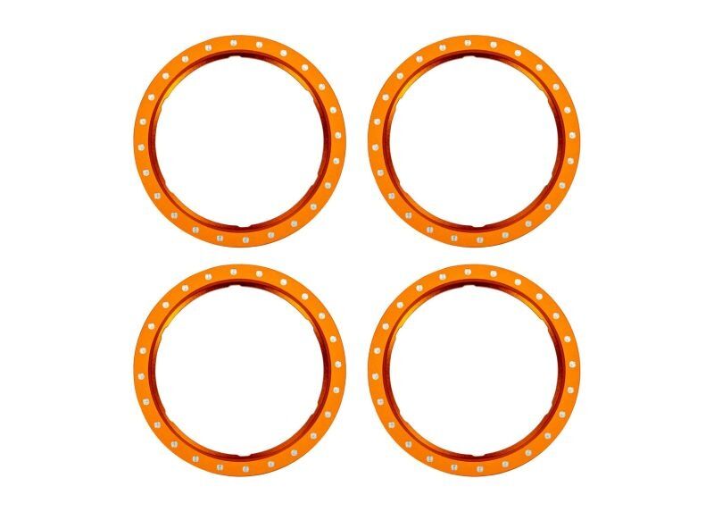 TRAXXAS Pro Scale Beadlock Ringe Aluminium orange (4) / TRX10276-ORNG