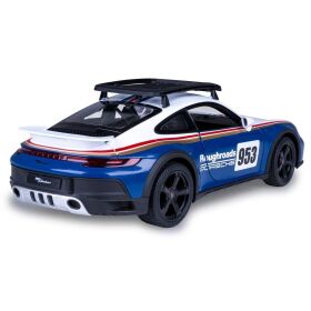 Jamara Porsche 911 Dakar Performance 1:14 blau 2,4GHz Tür manuell / 402212