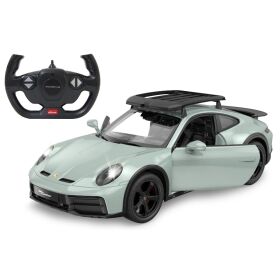Jamara Porsche 911 Dakar 1:14 grün schattiert 2,4GHz...
