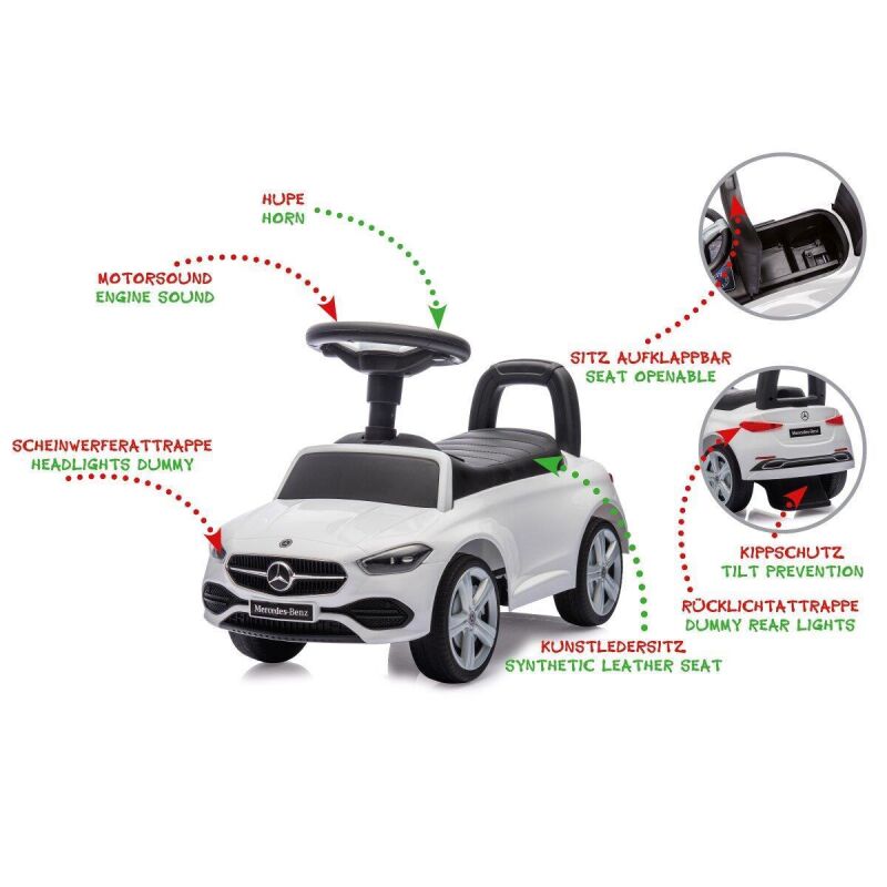 Jamara Rutscher Mercedes-Benz C-Class weiß / 464030