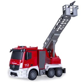 JAMARA Feuerwehr Drehleiter Mercedes -Benz Antos 1:26 2,4GHz mit Spritzfunktion / 407300