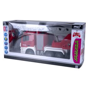 JAMARA Feuerwehr Drehleiter Mercedes -Benz Antos 1:26...