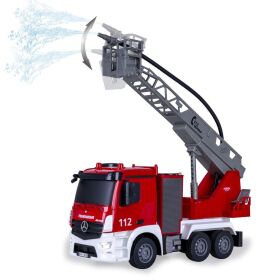 JAMARA Feuerwehr Drehleiter Mercedes -Benz Antos 1:26 2,4GHz mit Spritzfunktion / 407300