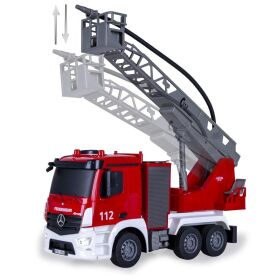 JAMARA Feuerwehr Drehleiter Mercedes -Benz Antos 1:26 2,4GHz mit Spritzfunktion / 407300