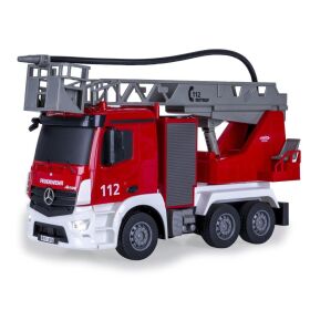 JAMARA Feuerwehr Drehleiter Mercedes-Benz Antos 1:26 2,4GHz mit Spritzfunktion / 407300