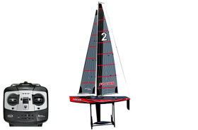 Joysway Sail Boat RTR Focus V3 Red 2.4GHz J4C05 / JOY8812V3R