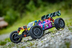 Absima Buggy „Neon Furry“ 1:12 4WD Brushless RTR, lila / 12120