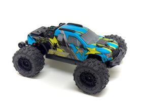 Absima Mini AMT 1:16 Brushless 3S Monster Truck RTR, blau (Fluo-Blue) / 16031