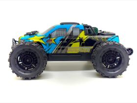 Absima Mini AMT 1:16 Brushless 3S Monster Truck RTR, blau (Fluo-Blue) / 16031