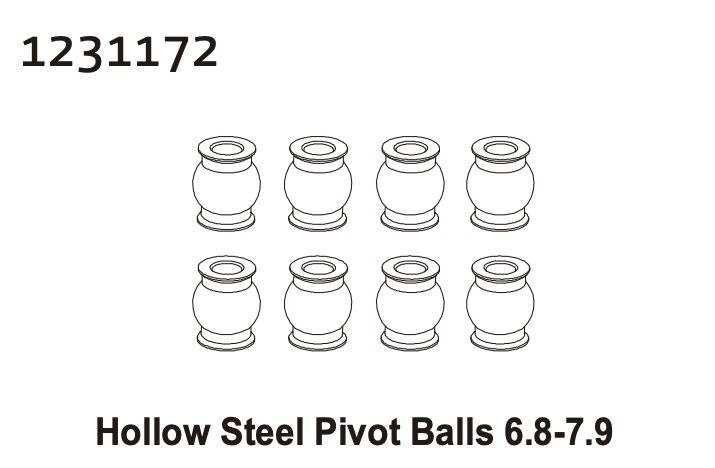 Absima Pivot Ball 6.8-7.9 (8) / 1231172