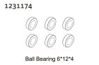 Absima Kugellager 6*12*4 (6) / 1231174
