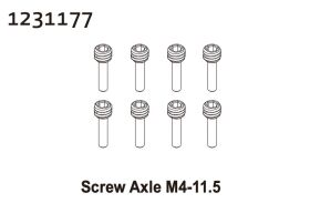 Absima Pinschrauben M4*11.5 (8) / 1231177