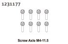 Absima Pinschrauben M4*11.5 (8) / 1231177