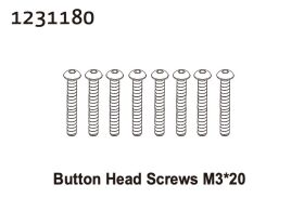 Absima Kopfschrauben M3*20 (8) / 1231180