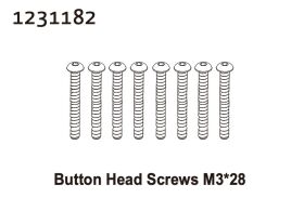 Absima Kopfschrauben M3*28 (8) / 1231182