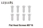 Absima Senkkopfschrauben M3*16 (8) / 1231185