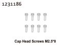 Absima Zylinderkopfschrauben M2.5*8 (8) / 1231186