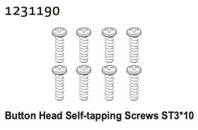 Absima Kopfschrauben ST3*10 (8) / 1231190