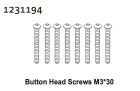 Absima Kopfschrauben M3*30 (8) / 1231194