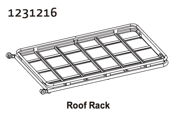 Absima Dachträger CR4.4 PATROL / 1231216