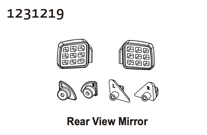 Absima Rückspiegelset CR4.4 PATROL / 1231219
