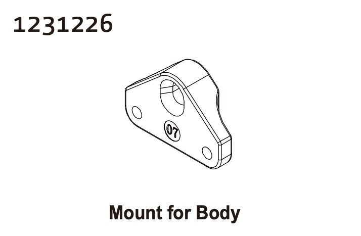 Absima Karosserieveriegelung CR4.4 PATROL / 1231226