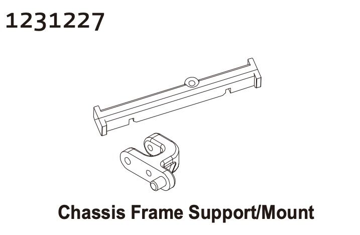 Absima Chassis Support CR4.4 PATROL / 1231227