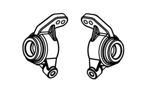 Absima Rear Hubs L/R / 1610105