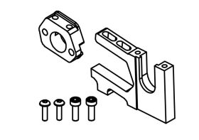 Absima Aluminum Motor Mount / 1610110