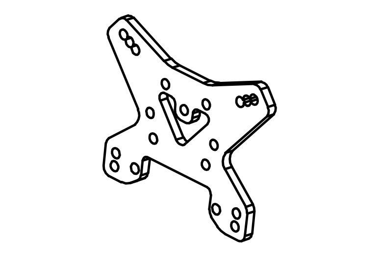 Absima Aluminum Front Shock Tower / 1610116