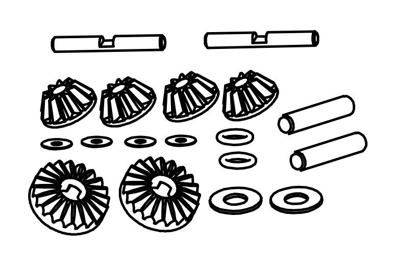 Absima Differential Gear Set / 1610150
