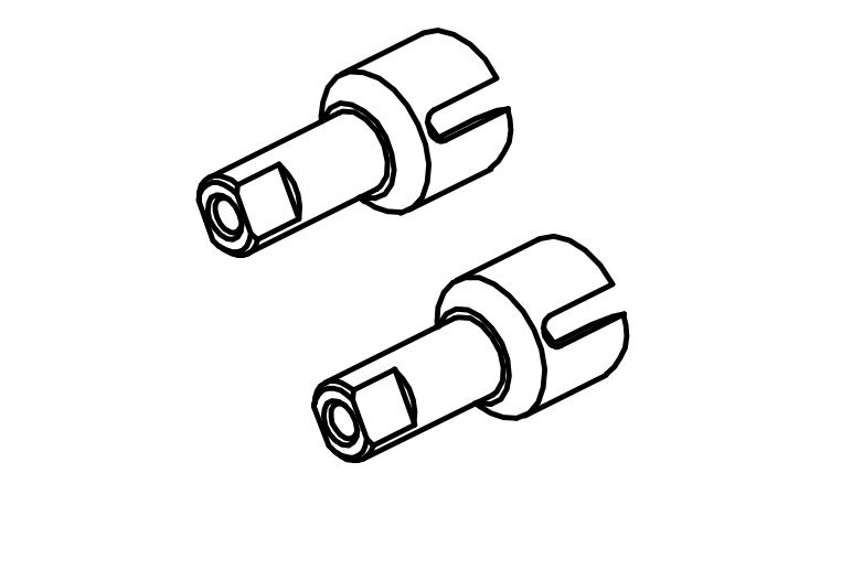 Absima Gear Cups (2) / 1610153