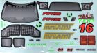 Absima Stickerbogen für 1:16 MiniAMT BL / 9030100