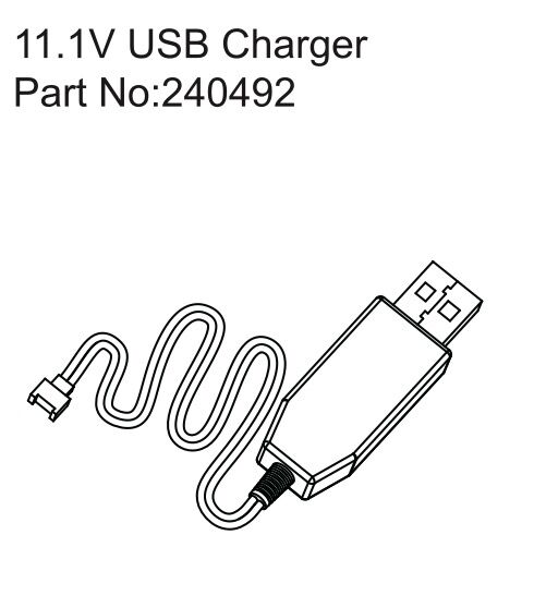 Hobby Plus RC Technology Co., Ltd. 11.1V USB Charger / HBP240492