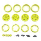Hobby Plus RC Technology Co., Ltd. Deep Star Bead Lock Wheel ( 1.2 ) Yellow / HBP240502