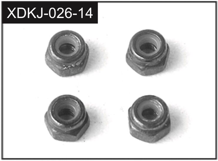 Absima M2.5 Nut (4) / J-026-14