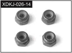 Absima M2.5 Nut (4) / J-026-14