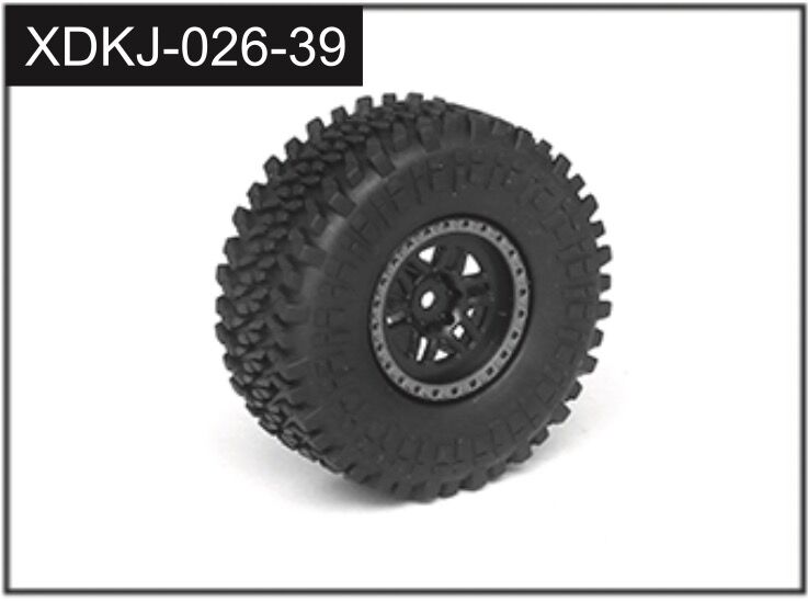 Absima Spare Wheel (2 pcs.) Reckless/Devotee rot / J-026-39 red