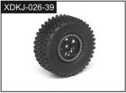 Absima Spare Wheel (2 pcs.) Reckless/Devotee rot / J-026-39 red