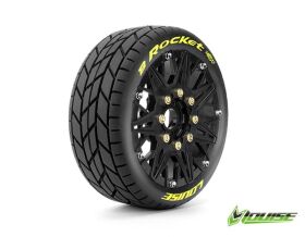 LOUISE B-Rocket Reifen soft MFT auf Felge schwarz 17mm...